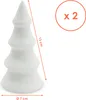 LED Keramik Weihnachtsbaum warm weiß 13 cm - 2er Set - Produktbild-Vorschau 2