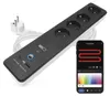 GoSmart prodlužovací kabel 2 m / 4 zásuvky / s vyp. / s USB / bílá-černá / PVC / 1,5 mm2 Náhled obrázku produktu