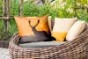 MuchoWow® Outdoor Kissen - Hirsch - Orange - Scherenschnitt Produktbild-Vorschau 3
