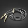 UGREEN AV126 Kabel TRS 3.5 mm do 2x TS 6.35 mm - 2m (szary) Podgląd zdjęcia produktu 9