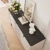 Dreitürige Kommode NAVANI 160 cm Sideboard geriffelten Produktbild-Vorschau 5