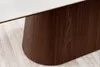 Close-up of a modern furniture base with a wood-grain finish. Produktbild-Vorschau