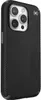 A black Speck Presidio2 Griff phone case for an iPhone 15 Pro is shown from a diagonal angle against a white background. Náhľad obrázku produktu