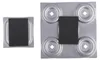 DUR-line Stabilo 4-Plattenständer Edelstahl bis 90 cm Produktbild-Vorschau 5
