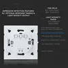 v_tac Mikrowellen-Bewegungsmelder 300W 15m IP44 Weiß 180° Produktbild-Vorschau 7