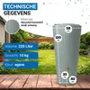 4rain VASO DECOR 2in1 beplantbare regenton 220 Liter agave Productafbeelding-voorbeeld 3
