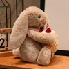 Plüsch Hase 28 cm mit Kuchen – Kawaii Konijn Kuscheltier – Produktbild-Vorschau 9