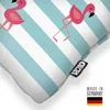 VOID Flamingo Strand weiss Kissenbezug Kissenhülle Produktbild-Vorschau 2
