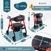 Déambulateur pliable XXL jusqu'à 204 kg Mobiclinic Voir les images du produit 2