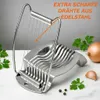 Eierschneider Edelstahl Ei Schneider Zerteiler Slicer Küche Produktbild-Vorschau 6