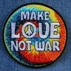 Aufnäher - Make love not war - bunt - Patch Produktbild-Vorschau 9