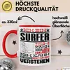 Surfer Geschenk Kaffee-Tasse Geschenkidee für Surfer Ich Produktbild-Vorschau 3