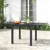 COSTWAY Gartentisch Alu 80/160x80cm ausziehbar, Esstisch Produktbild-Vorschau 2