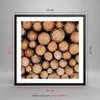 Gerahmtes Poster - Schwarzer Rahmen - Holz Baumstämme Produktbild-Vorschau 5