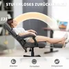 Kancelářská židle HOMCOM, ergonomická s podnožkou ve Náhled obrázku produktu 6