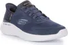 A single blue Skechers shoe is shown against a white background. Náhľad obrázku produktu
