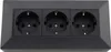 ChiliTec Steckdosenblock 23056, 3-fach, 16A/250V, anthrazit Produktbild-Vorschau 4
