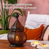 GADGY® Orientalische Lampe Metall - Marokkanisches Produktbild-Vorschau 2