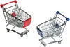 Einkaufswagen - Metall - Mini sortiert rot oder blau Produktbild-Vorschau 2