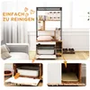 Szafka na kuwetę 2 w 1 PawHut, kuweta z 3-poziomową półką i Podgląd zdjęcia produktu 5
