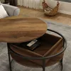 Couchtisch Vicco Marlo Holz 77 x 77 cm, Model 55946 Produktbild-Vorschau 4