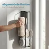doporro Handtuchhalter ohne Bohren Schwarz, Produktbild-Vorschau 3