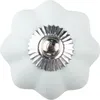 Pomello per porta Clayre & Eef Ø 4 cm in Vetroceramica blu Anteprima dell’immagine prodotto 1