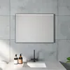 Wandspiegel Spiegel Schwarz Bad Wand 60x80 cm Produktbild-Vorschau 2