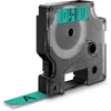 DYMO D1 Standard - Black on Green - 12mm nastro per Anteprima dell’immagine prodotto 1
