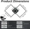 LZQ LED stropní světlo obývací pokoj moderní geometrické, Náhled obrázku produktu 2