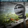 150mm 9W Grow Clip-Ventilator 2000 U/min 320 CFM 28 dB 10 Produktbild-Vorschau 4