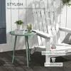 Outsunny Beistelltisch Garten, wetterfester Gartentisch mit Produktbild-Vorschau 6