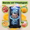 Aigostar - Mixer Smoothie Maker, Edelstahl  Mini Produktbild-Vorschau 3