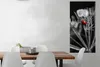 MuchoWow® Poster Schwarz-Weiß-Foto eines roten Marienkäfers Produktbild-Vorschau 2