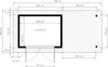 Gartenhaus Bertilo Fineline Rhombusprofil Modern 2 Plus Produktbild-Vorschau 7
