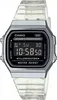 A close-up studio shot of a Casio digital watch with a clear band and silver casing. Anteprima dell’immagine prodotto