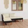 vidaXL Set da salotto da giardino 4 pezzi con cuscini in Anteprima dell’immagine prodotto 2