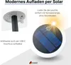 Solar LED Stehleuchte RGB, 1,5 m Höhe, für Innen- und Produktbild-Vorschau 4