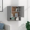 vidaXL Wandschrank Grau Sonoma 60x31x70 cm Holzwerkstoff Produktbild-Vorschau 3