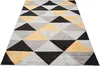 Tappeto Tapiso LAZUR Moderno Nero Grigio Giallo Camera dei Anteprima dell’immagine prodotto 7