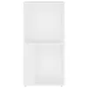 vidaXL Półka narożna biała 33x33x67 cm materiał Podgląd zdjęcia produktu 4