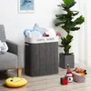 Panier à linge en bambou, 100 L Trieur à linge à 2 Voir les images du produit 9
