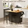 BEALIFE Carrello da cucina con ripiano estraibile, 3 Anteprima dell’immagine prodotto 5