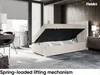 MEBLINI Boxspringbett mit Bettkasten - Gepolstert Produktbild-Vorschau 3