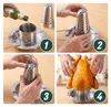 Relaxdays Girella per pollo, acciaio inossidabile, con Anteprima dell’immagine prodotto 7