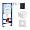 GROHE Vorwandelement Solido + Wand Hänge WC Loso Weiß Produktbild-Vorschau 1