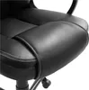 A close-up view of the armrest of a black office chair. Produktbild-Vorschau
