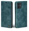 A teal flip case for a smartphone, shown from the front and back. Produktbild-Vorschau