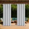 lot de 2 rideaux d'extérieur pour jardin terrasse pavillon Voir les images du produit 8