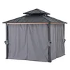 Vorhang für Sunjoy Zedernholz Gazebo 300cm x 300cm Produktbild-Vorschau 6